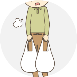 筋力低下のイメージ