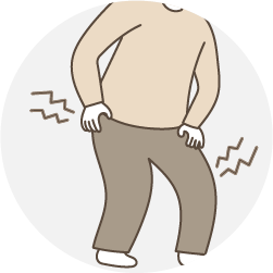 関節に痛みのイメージ